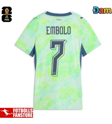 Schweiz Breel Embolo #7 Bortatröja Dam VM 2026 Kortärmad